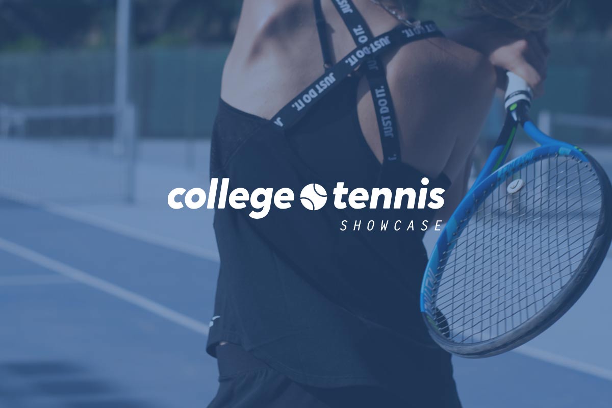 Diseño gráfico para eventos - College Tennis Showcase