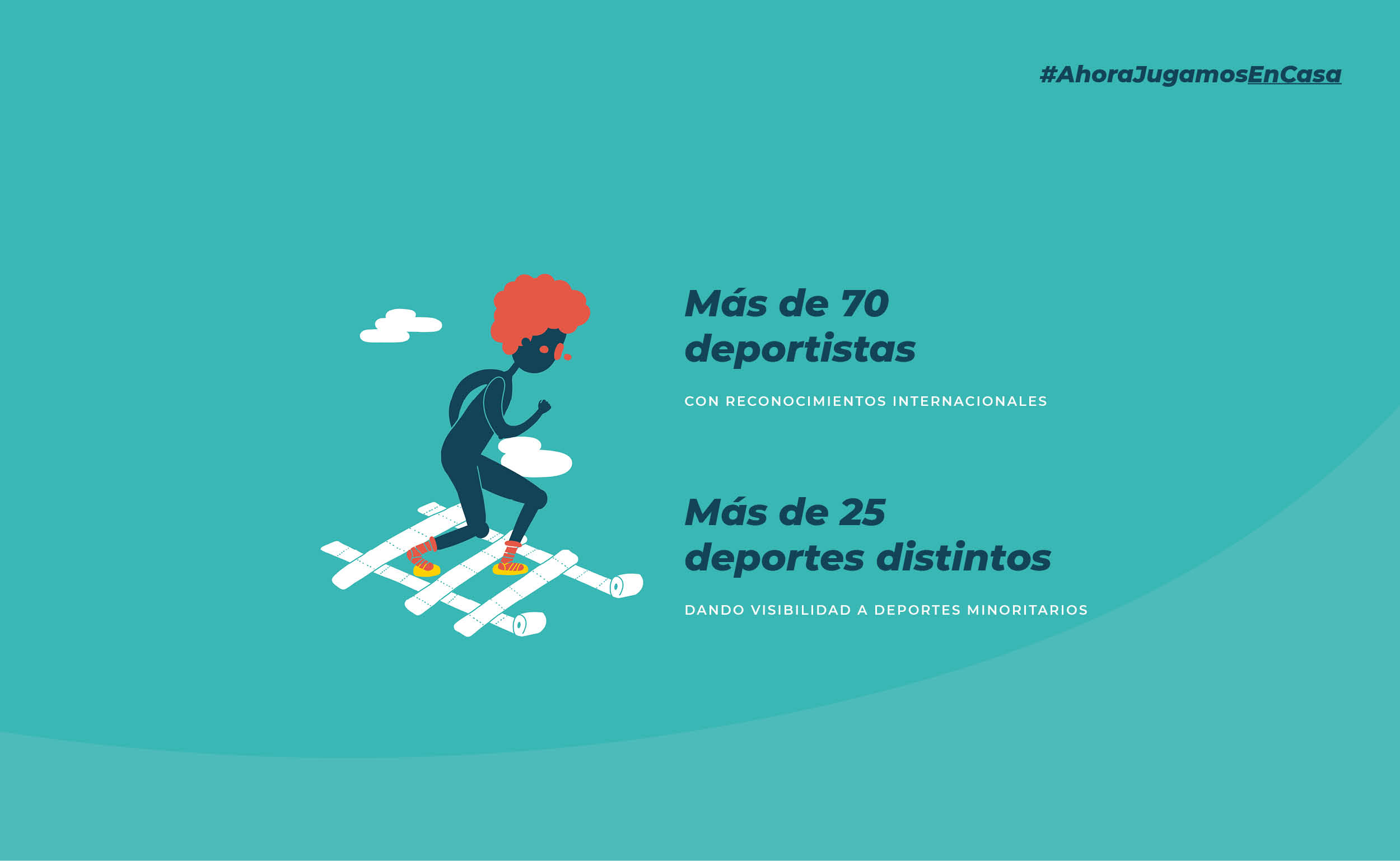 #AhoraJugamosEnCasa diseño campaña RRSS evento Online RiseUp Management + HuracanEstudio