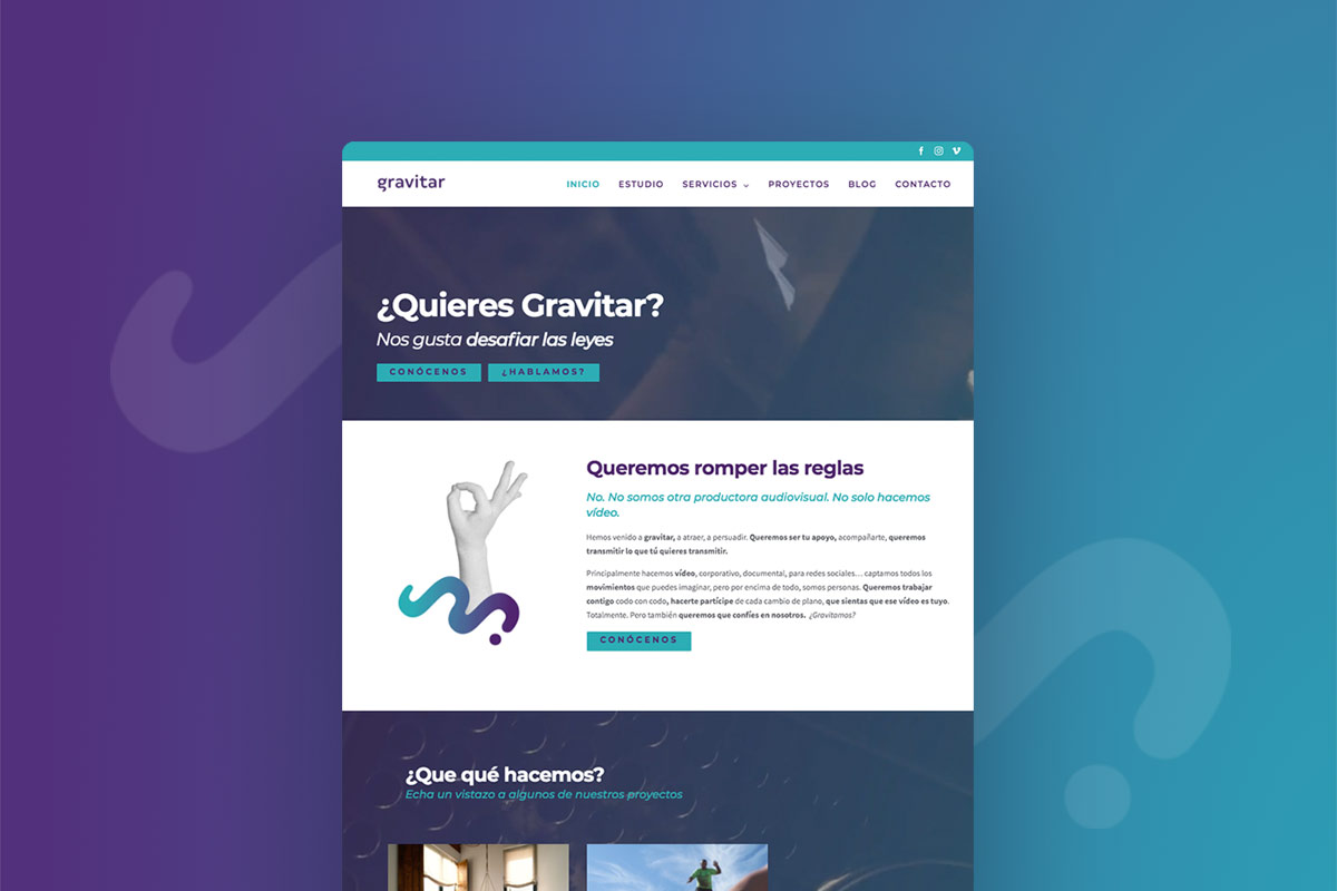 Gravitar Estudio - No somos otras productora audiovisual más