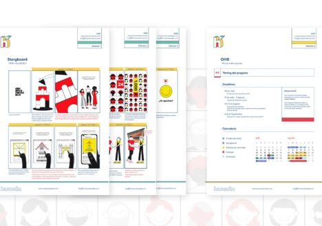 Campaña de captación de voluntarios a través de una animación corporativa para 48h Open House Barcelona - Huracan Estudio